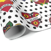 Schleifpapier Geschenkpapier (Rolleneckpunkt)