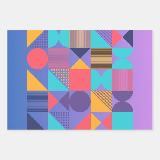 Schleifpapier Geschenkpapier Set (Vorderseite)