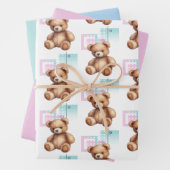 Schleifpapier Geschenkpapier Set (Beispiel)