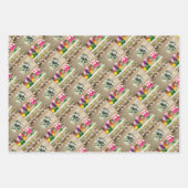 Schleifpapier Geschenkpapier Set (Vorderseite 2)