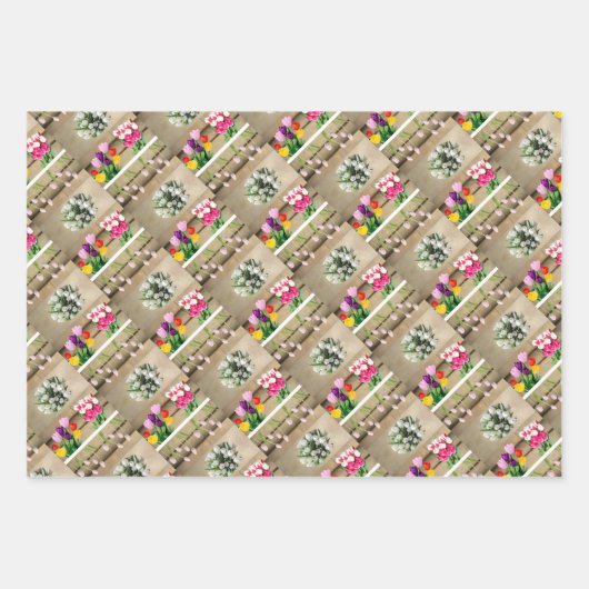 Schleifpapier Geschenkpapier Set (Vorderseite 2)