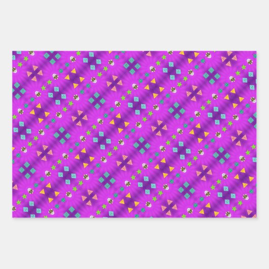 Schleifpapier Geschenkpapier Set (Vorderseite 3)