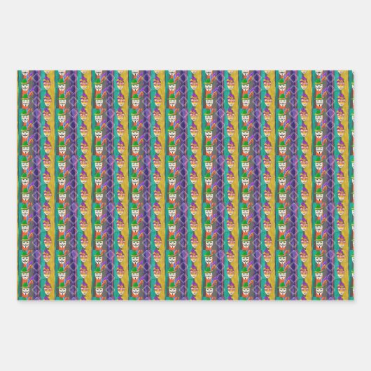 Schleifpapier Geschenkpapier Set (Vorderseite 2)