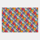 Schleifpapier Geschenkpapier Set (Vorderseite)