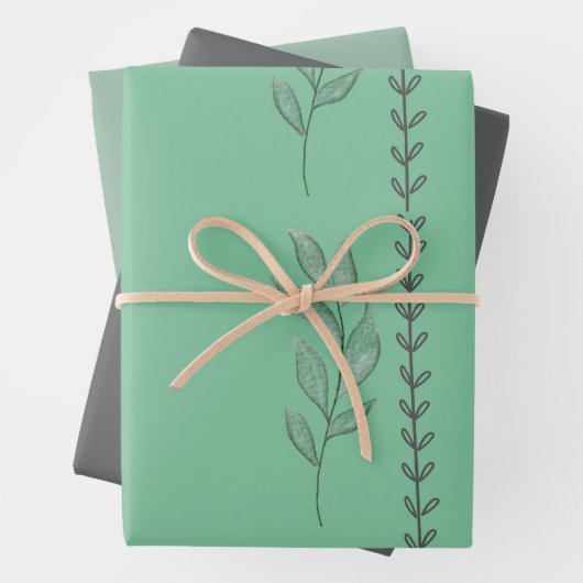 Schleifpapier Geschenkpapier Set (Beispiel)