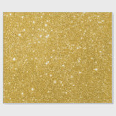 Schleifpapier - glühendes Gold Geschenkpapier (Flach)