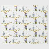 Schleifpapier Golfer Geschenkpapier (Flach)