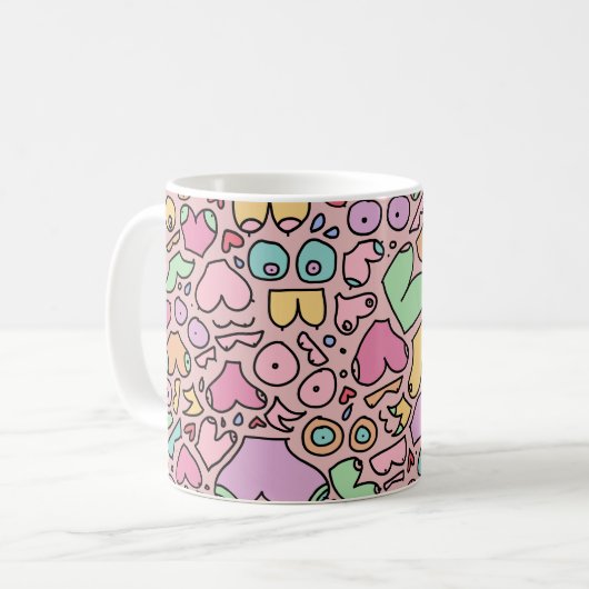 Schleifpapier Kaffeetasse (Vorderseite Links)