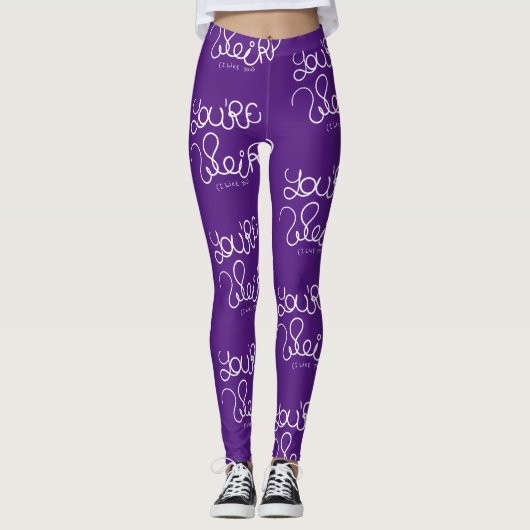 Schleifpapier Leggings (Vorderseite)