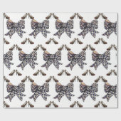 Schleifpapier Leopard Geschenkpapier (Flach)