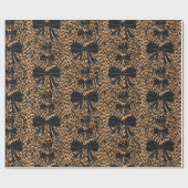 Schleifpapier Leopard Geschenkpapier (Flach)