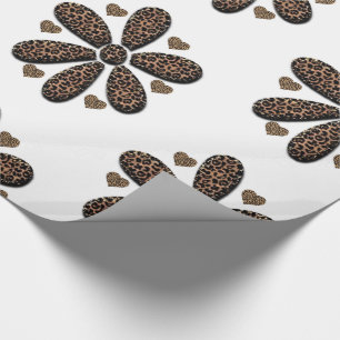 Schleifpapier Leopard Geschenkpapier