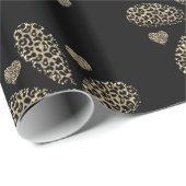 Schleifpapier Leopard Geschenkpapier (Rolleneckpunkt)