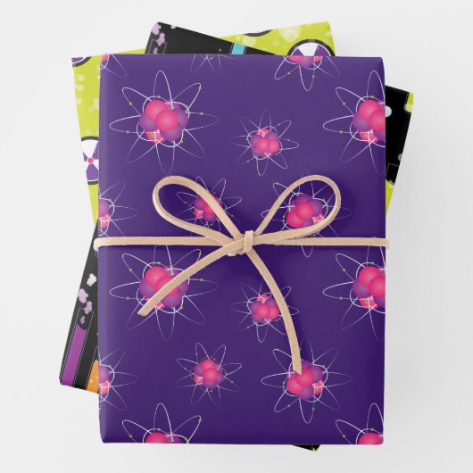 Schleifpapier | Mad Science Geschenkpapier Set (Beispiel)