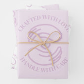 Schleifpapier mit Liebe Geschenkpapier Set (Beispiel)