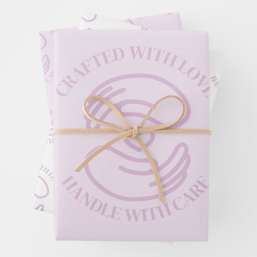 Schleifpapier mit Liebe Geschenkpapier Set (Beispiel)