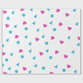 Schleifpapier mit wechselnden Mustern Geschenkpapier (Flach)