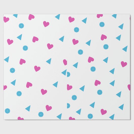 Schleifpapier mit wechselnden Mustern Geschenkpapier (Saum)