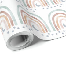 Schleifpapier - Mond und Stars - Regenbogen