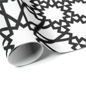 Schleifpapier - Muster B/W Geschenkpapier (Rolleneckpunkt)