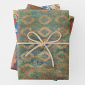 Schleifpapier oder Collage und Entkopplungspapier Geschenkpapier Set (Beispiel)