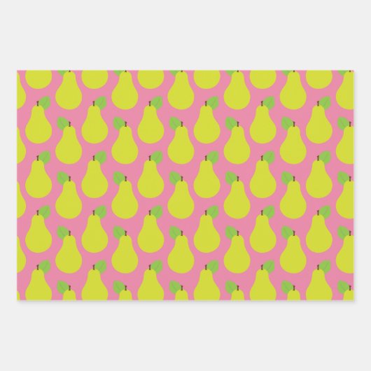 Schleifpapier | Perfekte Birne Geschenkpapier Set (Vorderseite)