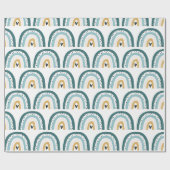 Schleifpapier - Regenbogen mit Polka-Punkten + Her Geschenkpapier (Flach)