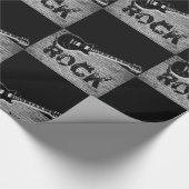 Schleifpapier Rock Music Geschenkpapier (Ecke)