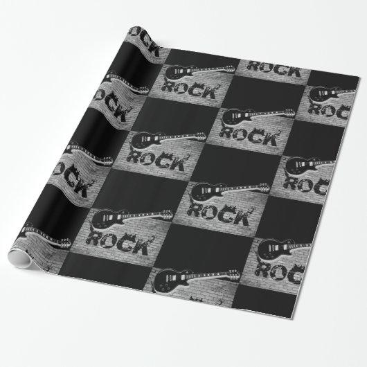 Schleifpapier Rock Music Geschenkpapier (Ungerollt)
