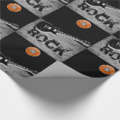 Schleifpapier Rock Music Geschenkpapier (Ecke)