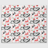 Schleifpapier Rock Music Geschenkpapier (Flach)