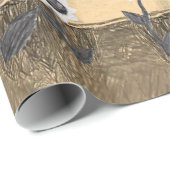 Schleifpapier Sonnenblume Geschenkpapier (Rolleneckpunkt)