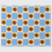 Schleifpapier Sonnenblume Geschenkpapier (Flach)