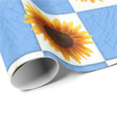 Schleifpapier Sonnenblume Geschenkpapier (Rolleneckpunkt)
