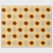 Schleifpapier Sonnenblume Geschenkpapier (Flach)