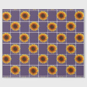 Schleifpapier Sonnenblume Geschenkpapier (Flach)