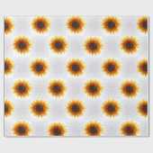 Schleifpapier Sonnenblume Geschenkpapier (Flach)