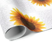 Schleifpapier Sonnenblume Geschenkpapier (Rolleneckpunkt)