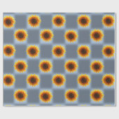 Schleifpapier Sonnenblume Geschenkpapier (Flach)
