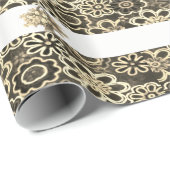 Schleifpapier Sonnenblume Geschenkpapier (Rolleneckpunkt)