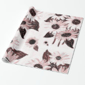 Schleifpapier Sonnenblume Geschenkpapier (Ungerollt)