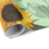Schleifpapier Sonnenblume Geschenkpapier (Rolleneckpunkt)