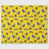 Schleifpapier Sonnenblume Geschenkpapier (Flach)