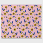 Schleifpapier Sonnenblume Geschenkpapier (Flach)