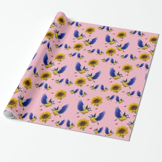 Schleifpapier Sonnenblume Geschenkpapier (Ungerollt)