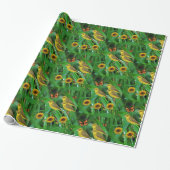 Schleifpapier Sonnenblume Geschenkpapier (Ungerollt)