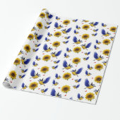 Schleifpapier Sonnenblume Geschenkpapier (Ungerollt)