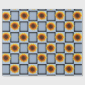 Schleifpapier Sonnenblume Geschenkpapier (Flach)