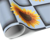 Schleifpapier Sonnenblume Geschenkpapier (Rolleneckpunkt)
