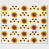 Schleifpapier Sonnenblume Geschenkpapier (Flach)